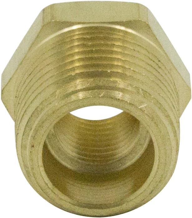 Brass Pipe Fitting Hex Bushing 3/4" NPT Male x 1/2" NPT Female Adapter 1200psi - Image 5