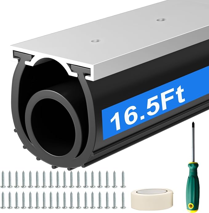alophoty 16.5 FT Garage Door Seal Bottom Kit by alophoty