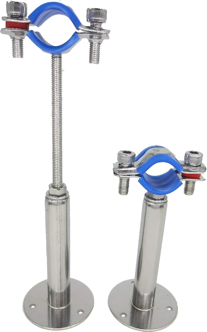 Stainless Steel Adjustable Pipe Clamp Bracket - Image 3