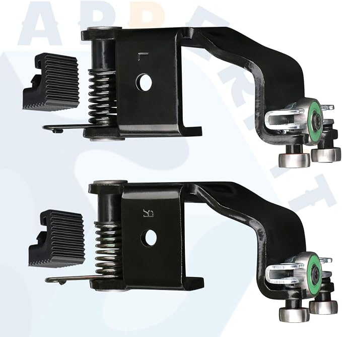 Sliding Door Roller Assembly w/Metal Bearing & Rail Stoppers - Image 3
