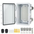 Electrical Junction Box, IP67 Waterproof Outdoor Box ABS Plastic Enclosure by Qukipet