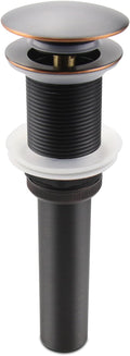 Bathroom Sink Pop Up Drain Without Overflow, Large Cap, Oil Rubbed Bronze by ALLWIN-HOUSEWARE