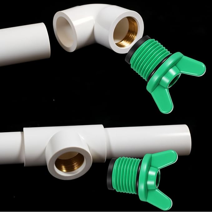 5 Pcs 1/2” NPT Pipe Fitting End Caps Connector Plug - Image 4