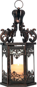 NEEDOMO Large Lanterns Decorative Outdoor, 17.7" Black Lanterns Decor Indoor by NEEDOMO-LightUpYourSpace