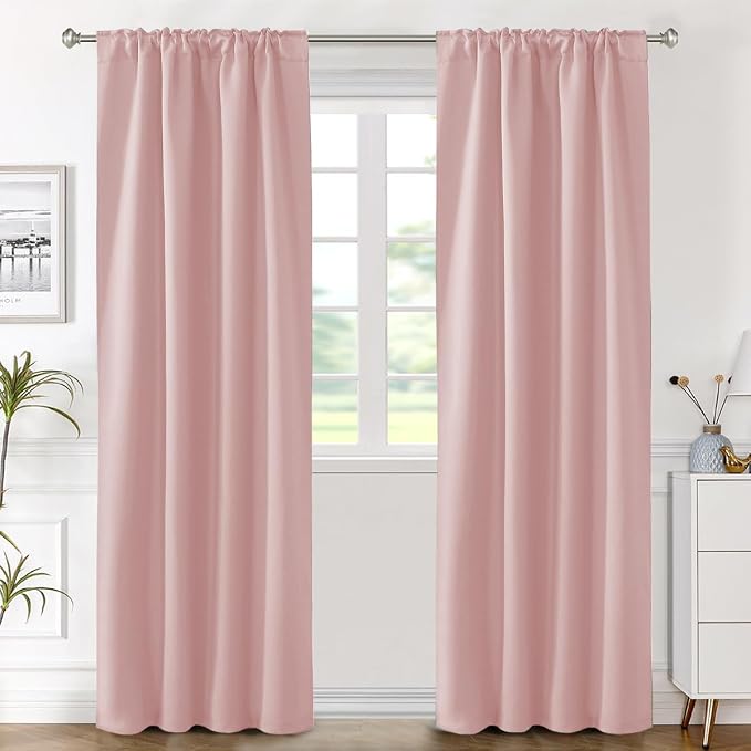 H.VERSAILTEX Blackout Curtains Thermal Insulated Window Treatment Panels Room - Image 2