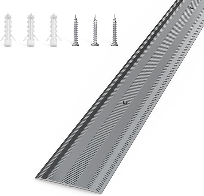 36''x2.4'' Floor Transition Strip, Aluminum Door Threshold by NewBeginningStartHere