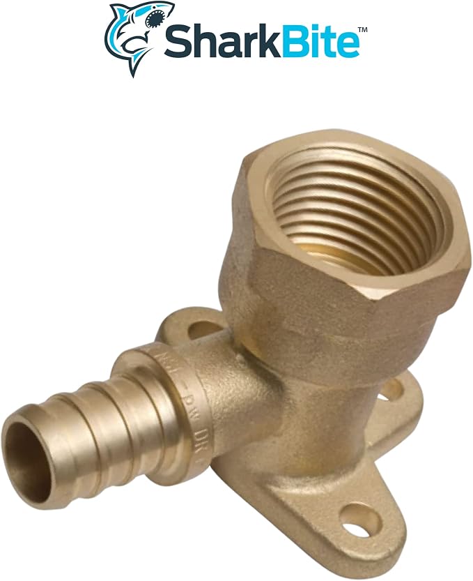 SharkBite 1/2 Inch Crimp x 1/2 Inch FNPT Crimp 90 Degree Drop Ear Elbow - Image 2
