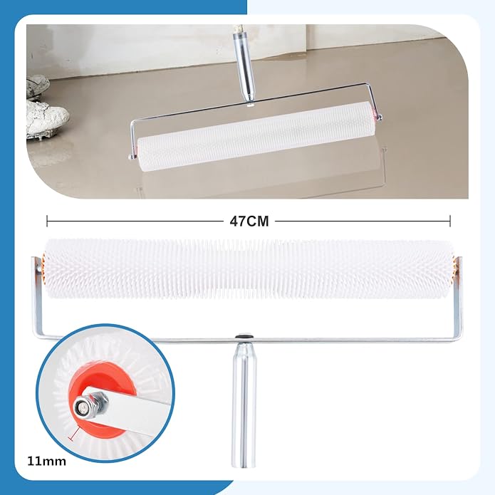 MXBAOHENG Self-Levelling Cement Tool Kit Spike Roller Self Levelling Concrete - Image 3