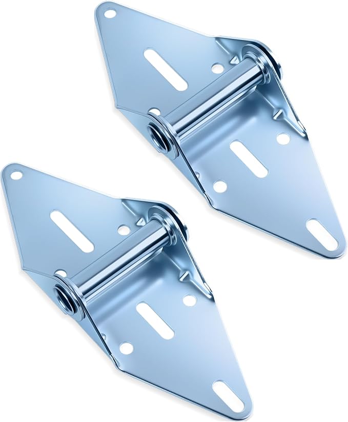 2-Pack Garage Door Hinges #1 | 14ga galvanized steel; rust-resistant, by Unknown
