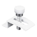 Prime-Line T 8725 1/4 in. White Aluminum Storm Door Panel Clip by Prime-Line
