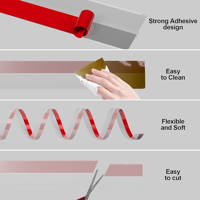 Best Door Weather Stripping Extra Thick 2mm Door Draft Stopper Silicone Seal - Image 7