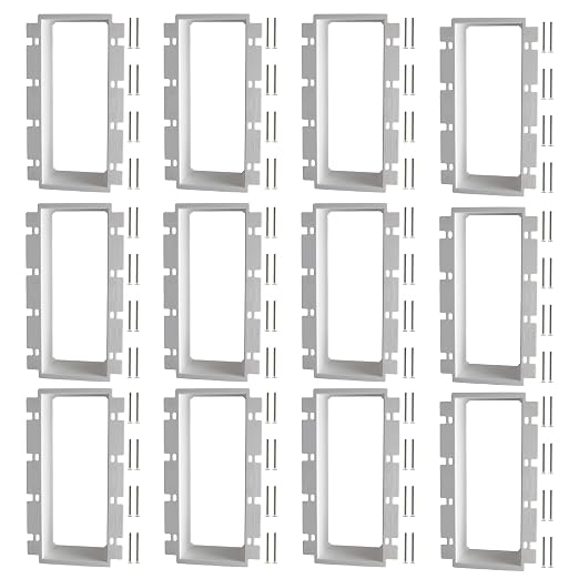 4-Gang Nonmetallic Outlet Box Extender, ETL Listed, 12 Pack | ETL Listed by AIRTAK