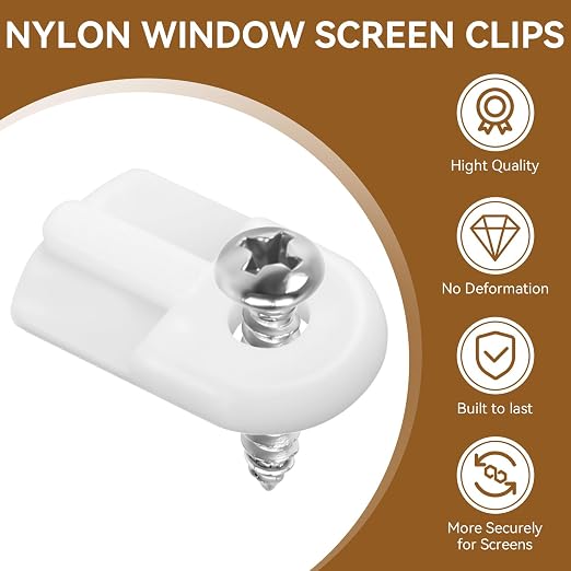 30 Pack L 5766 Window Screen Clips - Image 4