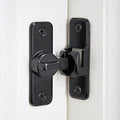 Black 90/180 Degree Flip Latch, Zinc Alloy Barn Door Latch | Right Angle Door by INIRET