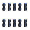 1/4" OD x 6mm OD Pneumatic quick Connector Push to Connect fittings Straight by ROZESAZZ