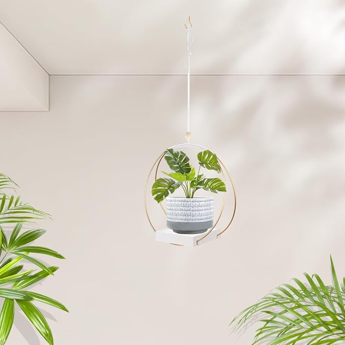 hismocal Hanging Planters for Indoor Plants, Plant Hanger - Image 5