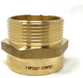 Cascada 1 1/2" G Thread Male to 1 1/2" NPT Thread Female Pipe Fitting Adapter by CascadaShowers