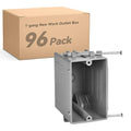 Togalonn 1-Gang New Work Outlet Box, PVC Electrical Box by Togalonn
