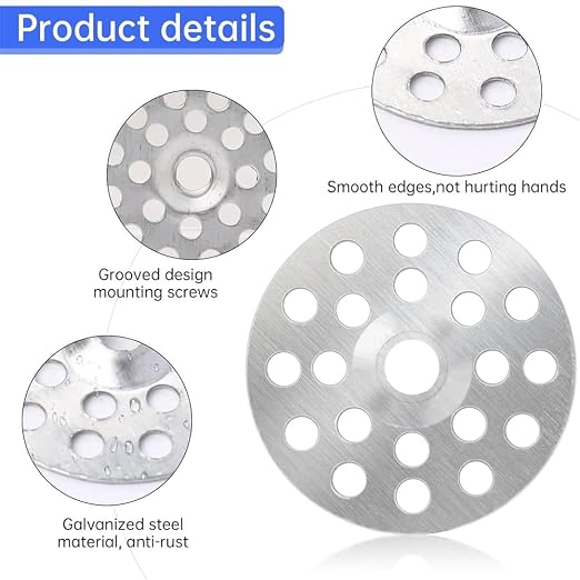 100 Pcs 1 inch Plaster Washers Zinc Metal Washer, Plaster Repair Washers - Image 3