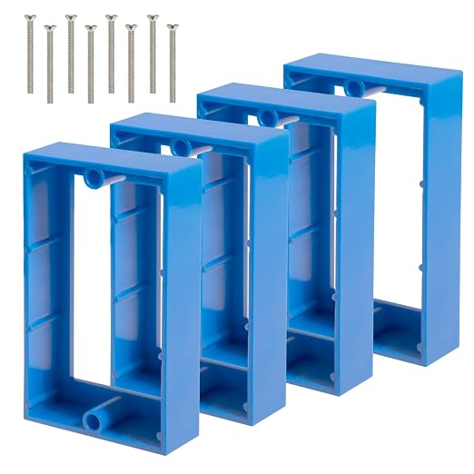 Single Gang Receptacle Outlet Box Extenders 3/4" by XGGYA