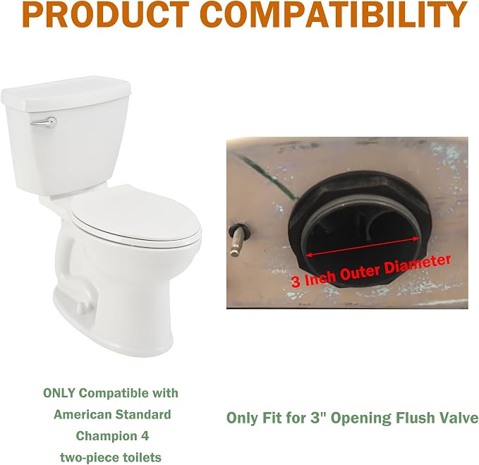 3'' Toilet Tank to Bowl Coupling Kit, Fits - Image 3