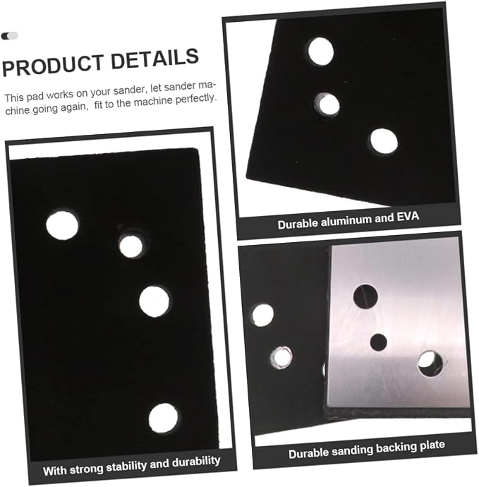 POPETPOP 5pcs Sander Backing Plate Durable Replacement Sanding Disc - Image 4