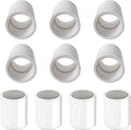 10Pack 3/4 inch PVC Pipe Coupling Adapter Pipe Fittings, Socket x Socket by YTFSA