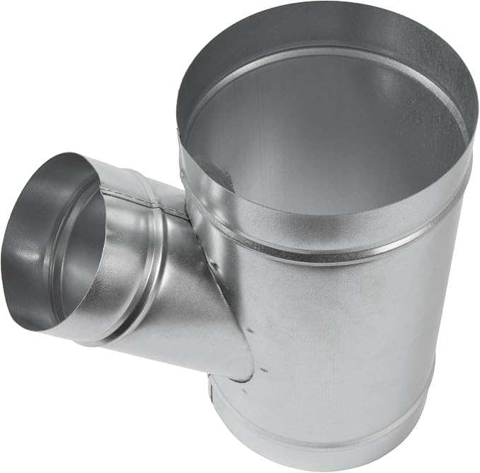 45° Degree Ø6 x 6 x 4 Inch Wye-Shape Duct Splitter - Image 7