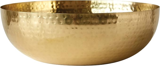 Creative Co-Op Round Hammered Metal Bowl - Image 7