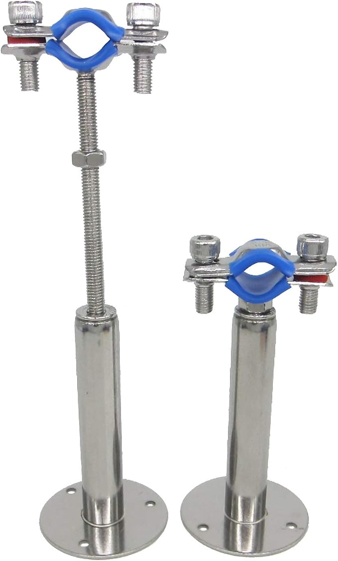 Stainless Steel Adjustable Pipe Clamp Bracket - Image 3