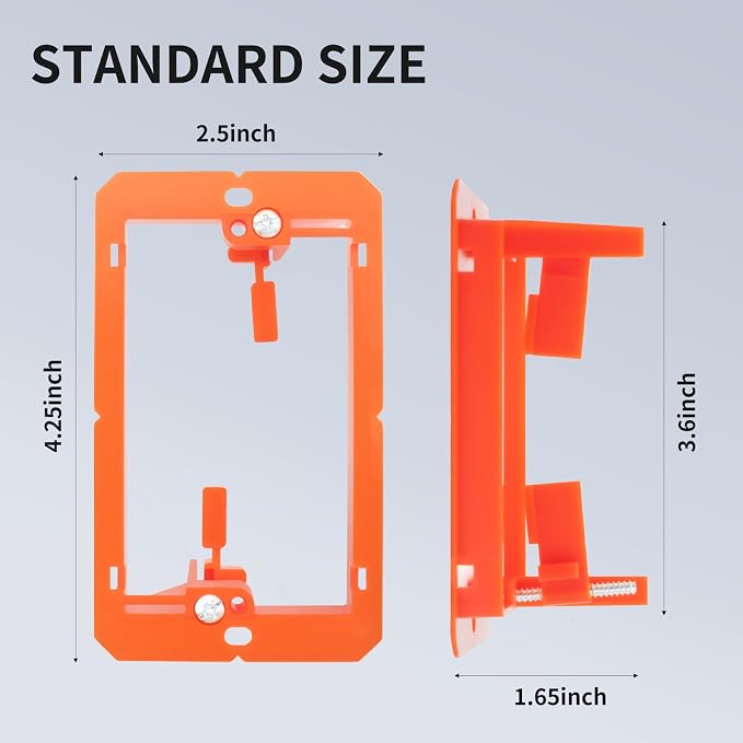 Low Voltage Mounting Bracket, Cable Pass Through - Image 2