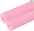 PATIKIL Pipe Insulation Foam Tube Foam Pipe Tubing Covers Pink 2Pcs | 1" ID x by PATIKIL