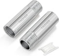 2pcs Thickened Nipple Cast Pipe 1/2" MNPT x 1/2" FNPT by TAISHER