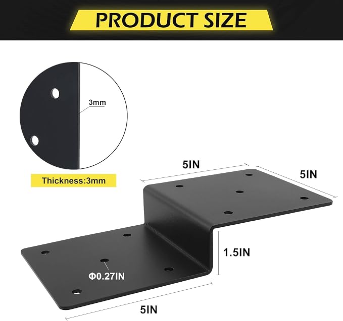 4Pcs Z Brackets - Image 2
