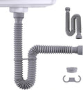 Sink Drain Pipe, Flexible Sink P-Trap Pipe by iFealClear
