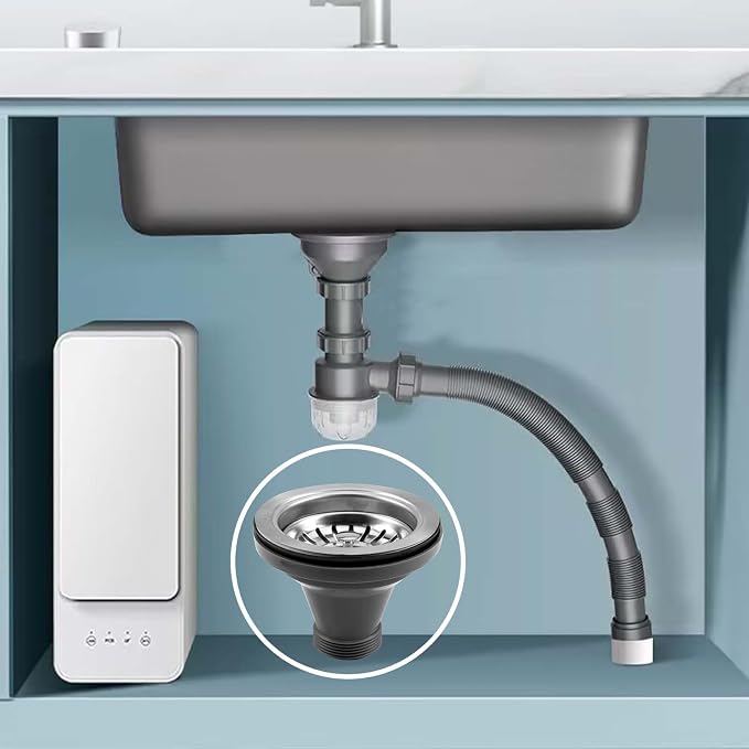 3-1/2'' Kitchen Sink Drain Kit - Image 3