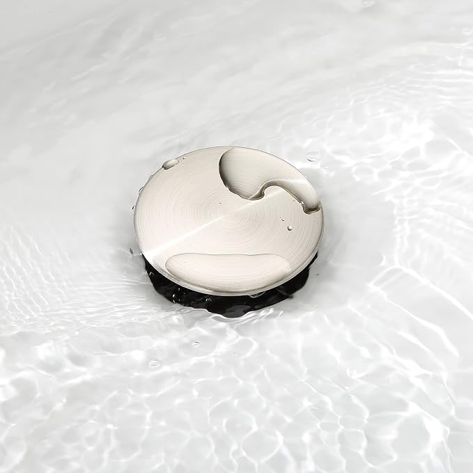 TIORIY Vessel Sink Drain Without Overflow, Plastic Bathroom Pop up Sink Drain - Image 9