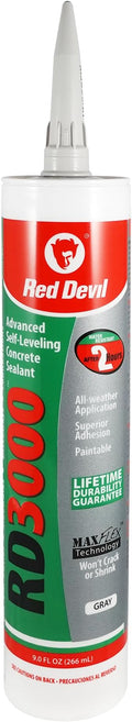 Red Devil 0980 RD 3000 Advanced Self-Leveling Concrete Sealant, 9.0 Oz. by RedDevil
