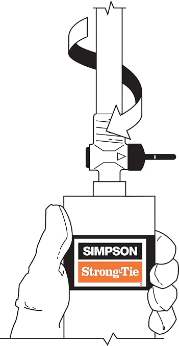 Simpson Strong-Tie CPFH09KT Crack-Pac Flex-H2O 9 oz. Polyurethane Crack Sealer - Image 4