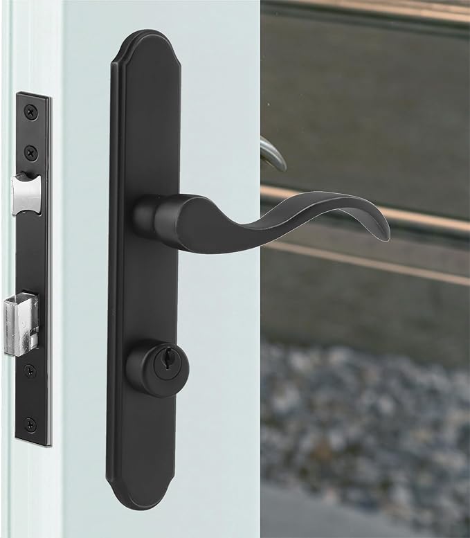 ReigaHood US Flat Slot Storm Door Handle Complete Set Fits by ReigaHood