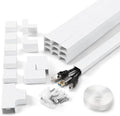 170in Wall Cable Hider Kit, Cord Hider Wall Cord Cover by YCLYC
