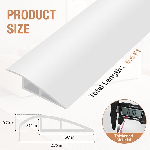 Floor Transition Strip Self Adhesive Vinyl Door Threshold Strip | Rubber - Image 5