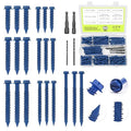 160Pcs 1-1/4" to 2-3/4" Concrete Screws by Unknown