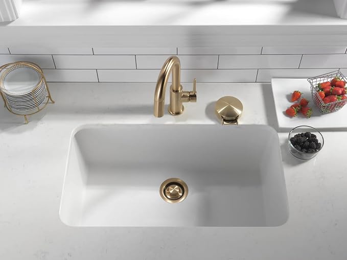 Champagne Bronze Sink Garbage Disposal Flange - Image 2