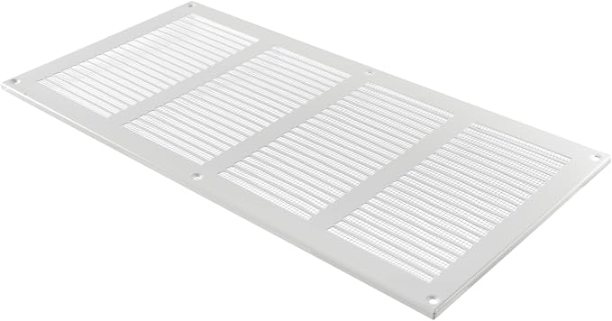 16 x 8 Inch White Galvanized Steel Return Air Register Vent Cover, AC Vent Cover - Image 9