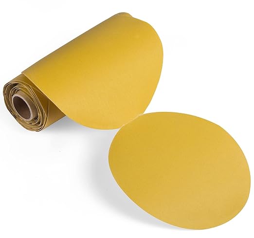 100 PCS 6 Inch PSA Sanding Discs 320 Grit Sticky-Back Sandpaper | Adhesive by LuckyGuard