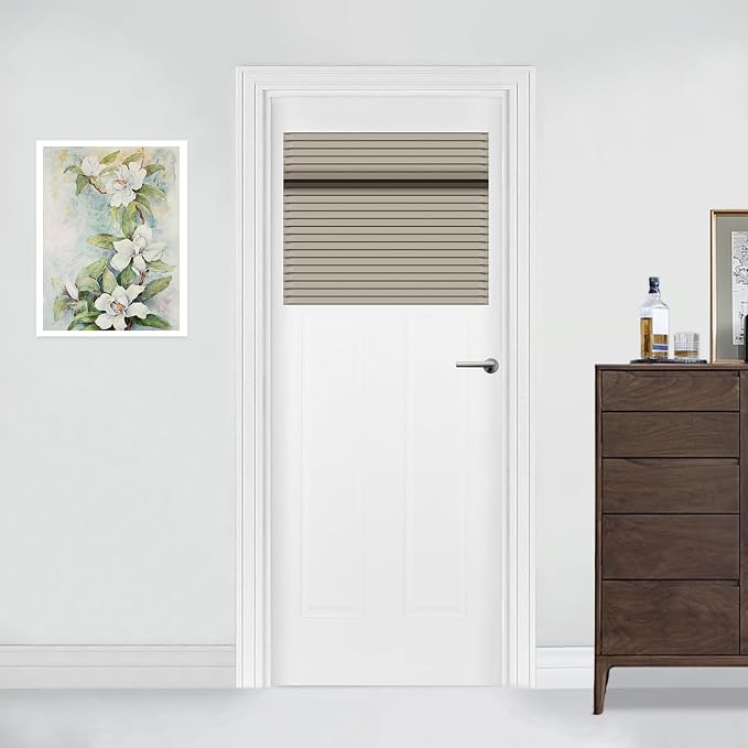 Muamar French Door Curtains Privacy Door Blind, Front Door Window Curtain by Muamar