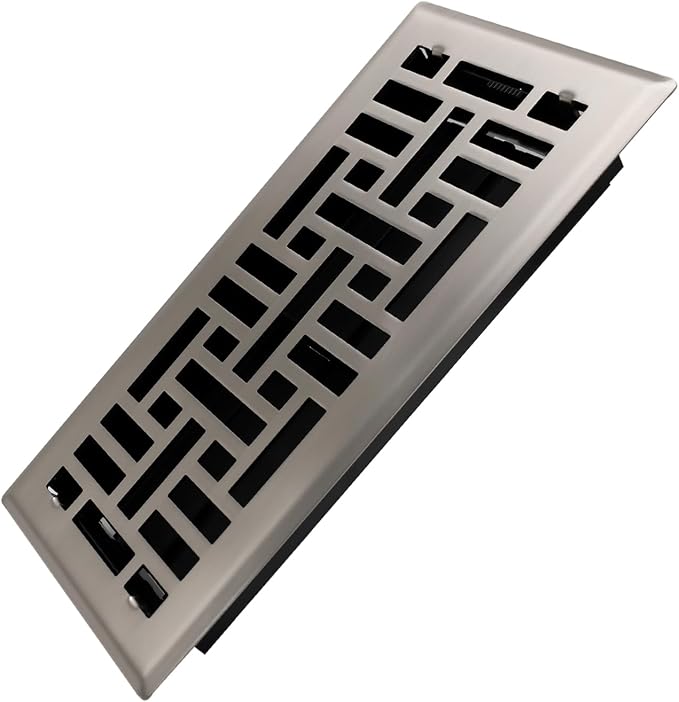Howeall 4x10 Inches Heavy Duty Walkable Floor Register Easy Adjust Air Supply by Howeall