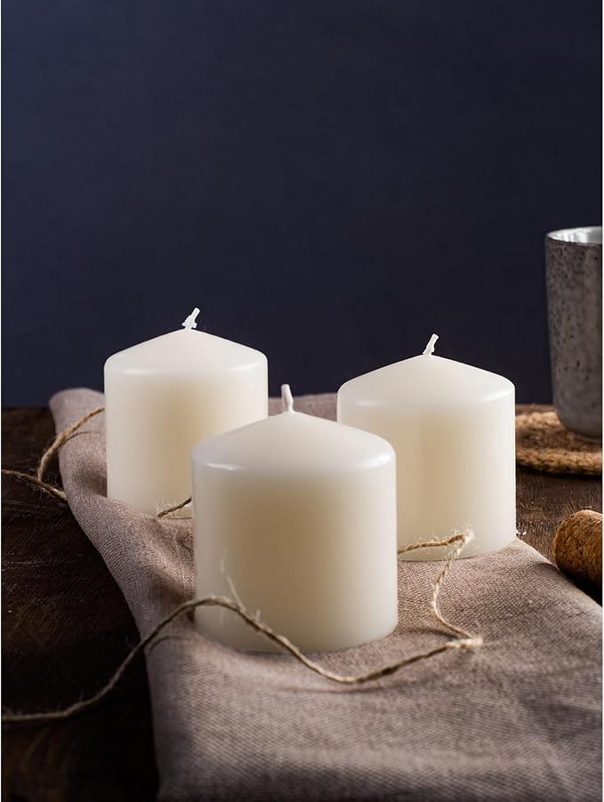 3x3 Pillar Candle Set of 3 - Image 7