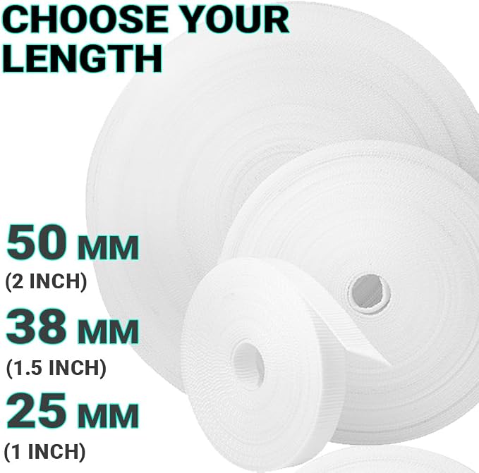 Webbing Strap, 3/4" to 2", 10-50 Yds, EDC gear, backpack repair and pet dog - Image 9